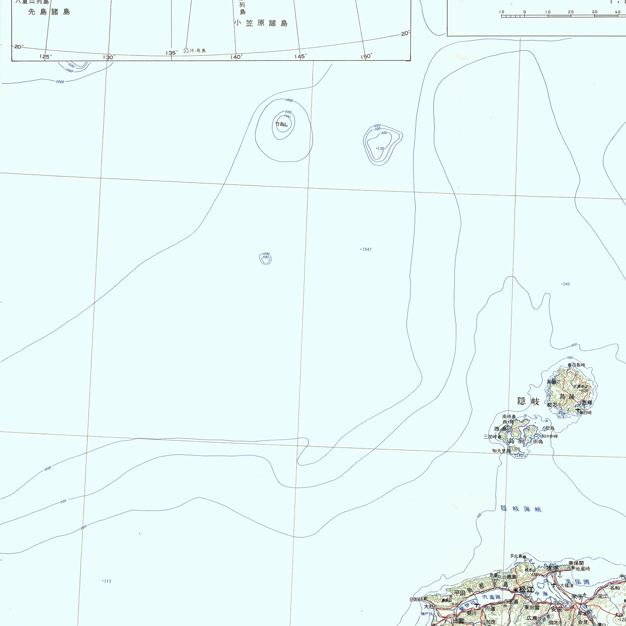 竹島拡大図