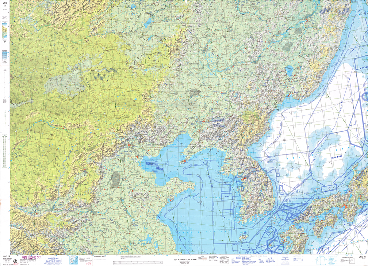 JET NAVIGATION CHART, JNC 25, EDITION 4